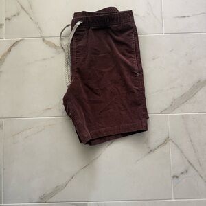 Vuori Men's Sierra Brown Optimist Corduroy Shorts